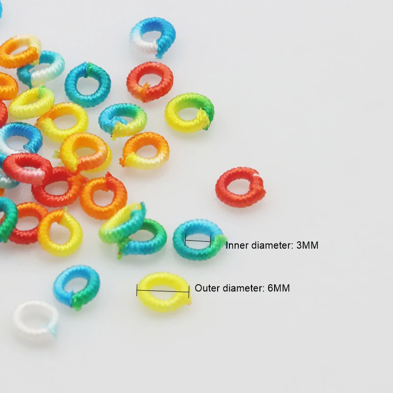 50/100 шт. 6 мм китайская катушка для узлов аксессуары сделай сам плетеная вручную