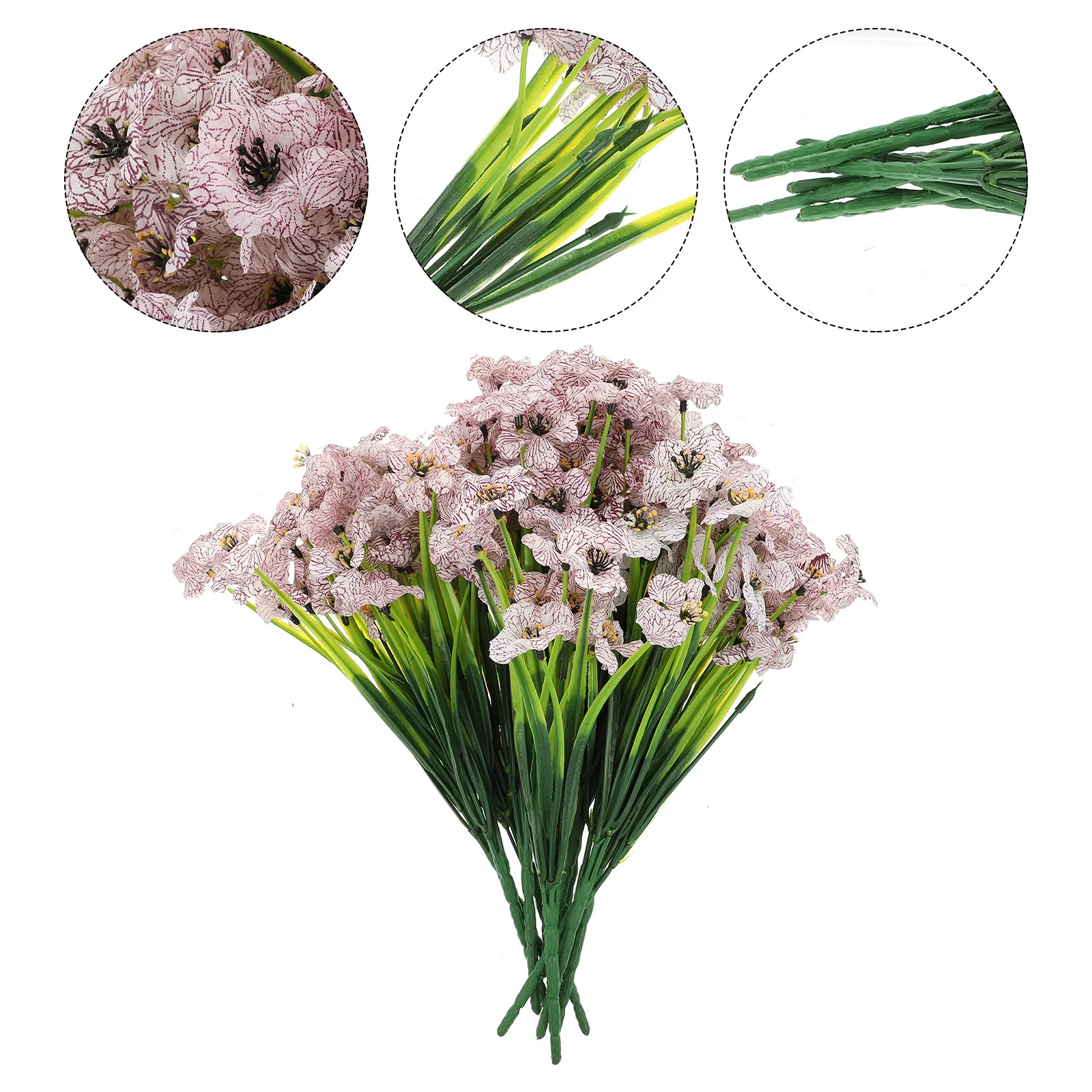 

Violet Flowers Bouquet Artificial Fake Faux Flower Bulk Bouquets Daisy Arrangements Porch Lifelike Greenery Bushes Lavender