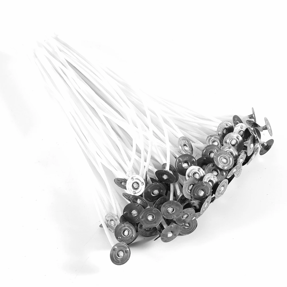 

100PCS Pre Waxed Wicks for Candle Making Tealight Candles 15 cm long Candle§ Candle§ Candle§ Candle§ Candle§ Candle§ Candle§
