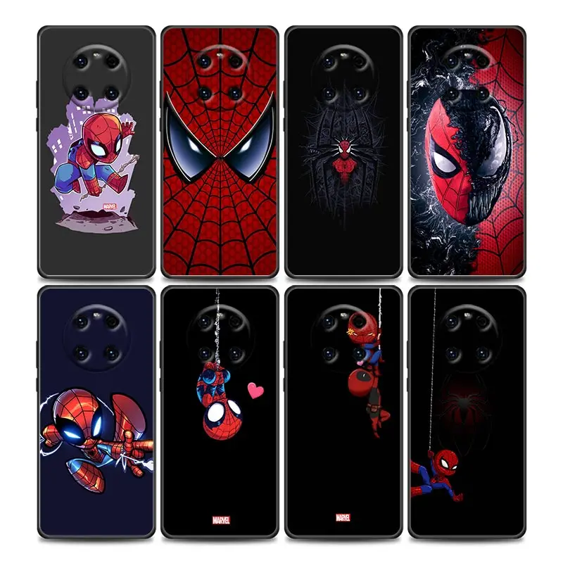 

Marvel Phone Case for Huawei Y6 Y7 Y9 2019 Y6p Y8s Y9a Y7a Mate 10 20 40 Pro Lite RS TPU Case Cover Anime Cartoon Spider-Man