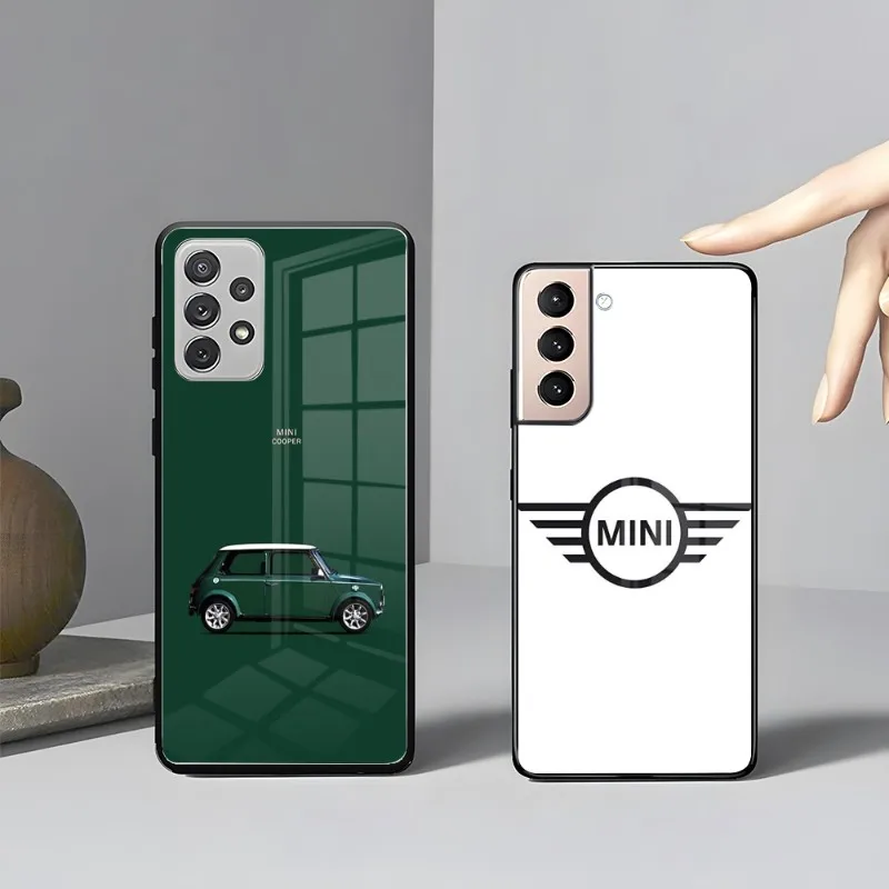 

Роскошный спортивный автомобильный мини-чехол для телефона Samsung S23 S21 S22 Ultra A 42 32 5G 52 51 Note 20 S10 E Plus S20 FE S22 Pro A12 22 стекло