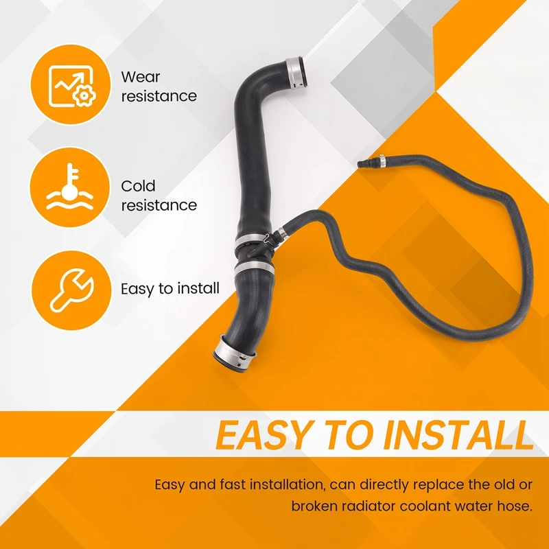 Верхний шланг охлаждающей жидкости автомобиля водяной насос охлаждающая труба