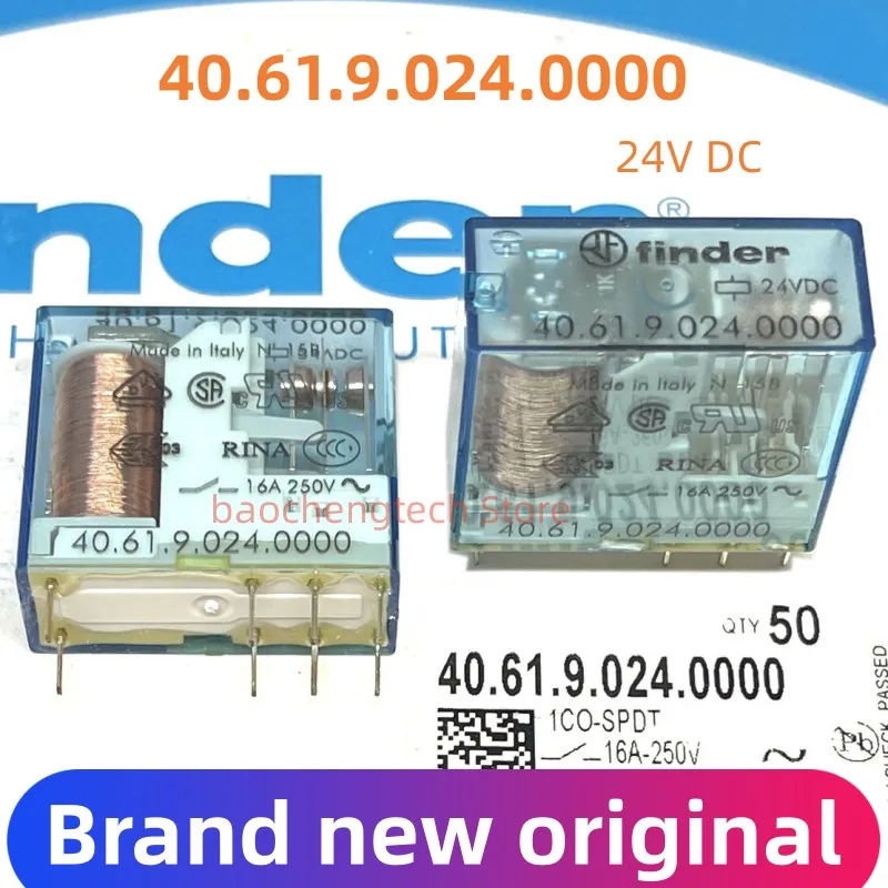 

Type40.61 24VDC brand new original miniature circuit board relay 40.61.9.024.0000 16A-250V relay