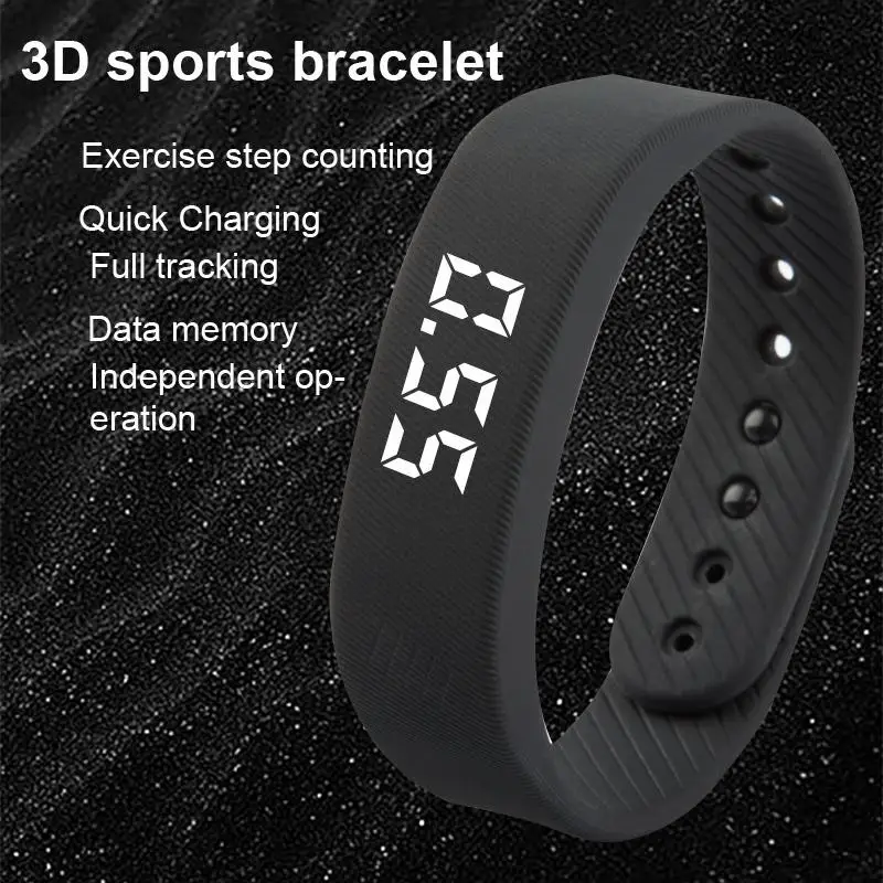 

Smart Watch Sports Bracelet Smart Bracelet With Vibrating Alarm Clock Running Step Counting Bracelet for Male and Female Student