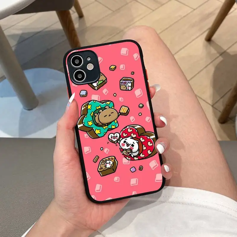 

Cute Cartoon Chiikawa Phone Case for iPhone 14 11 12 13 Mini Pro Max 8 7 Plus X XR XS MAX Translucent Matte Cover