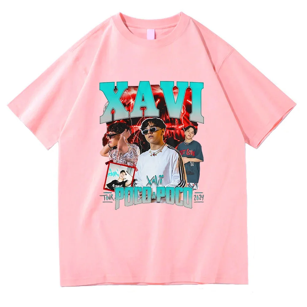 A Poco Tour 2024 футболка Xavi La Diabla мужская/женская одежда летние топы в стиле Харадзюку