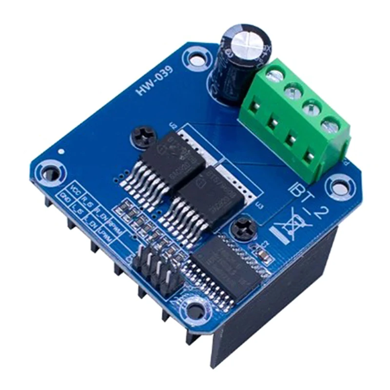 Модуль Драйвера Высокой Мощности BTS7960 43A EGBO H-Bridge Для Измерения Тока DIY