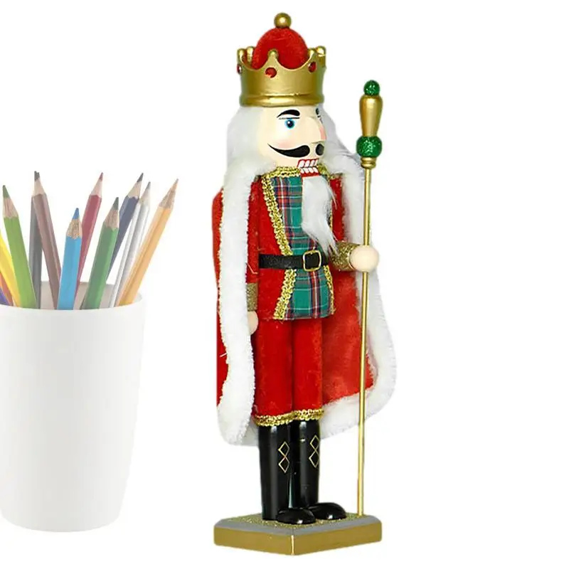 

Король, гайковёр, гигантские рождественские гайковёры, рождественские украшения с красной накидкой, 50 см, гайковёры