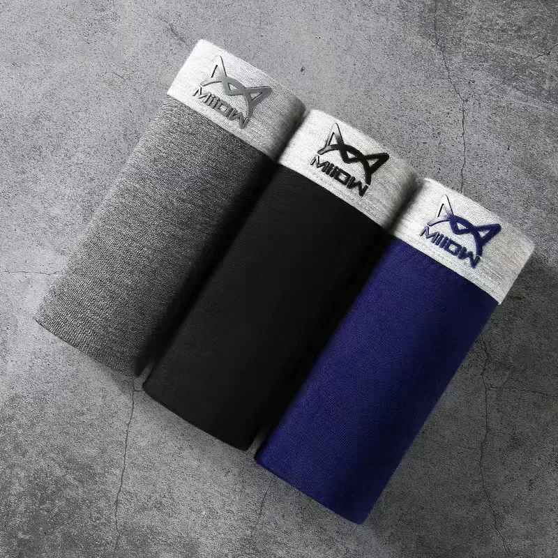 

Графеновое антибактериальное Мужское нижнее белье из модала хлопковые Дышащие Боксеры трусы большого размера мужские боксеры со средней т...