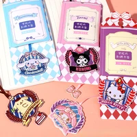 kawaii sanrio college style embroidery bookmark diy pupil cute bookmark card set kawaii bookmark hand account sticker