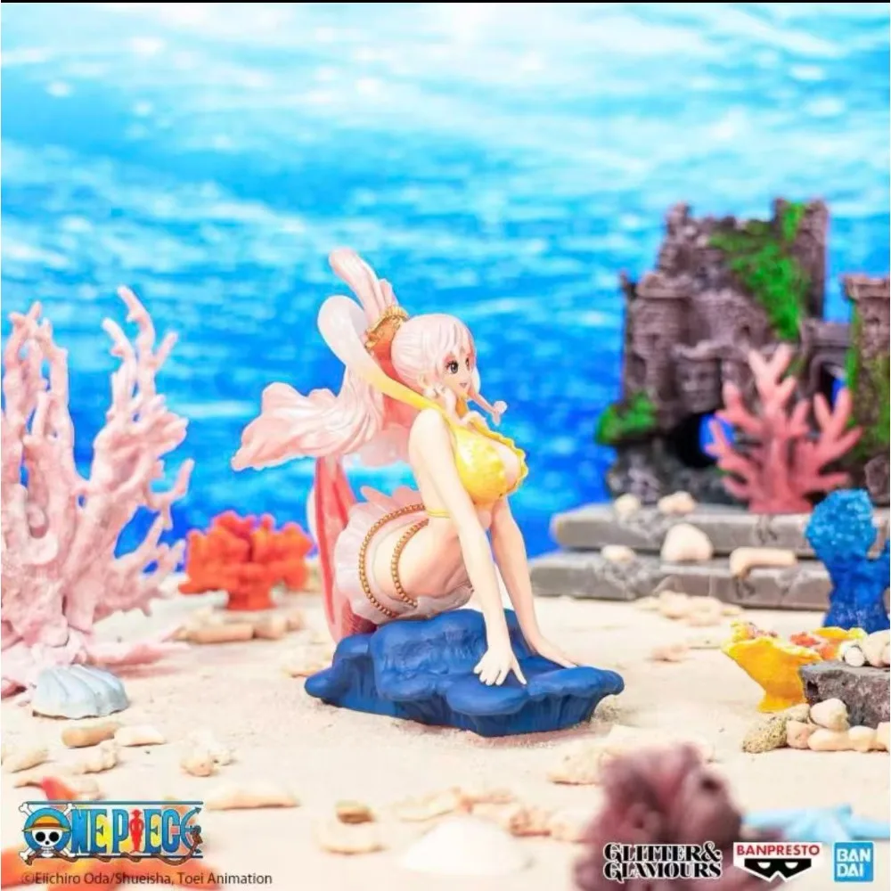 Фото В наличии: Фигурка Bandai Banpresto One Piece GLITTER GLAMOURS Ширахоши (Специальная расцветка) — Принцесса-русалка, аниме-игрушка, подарок №3