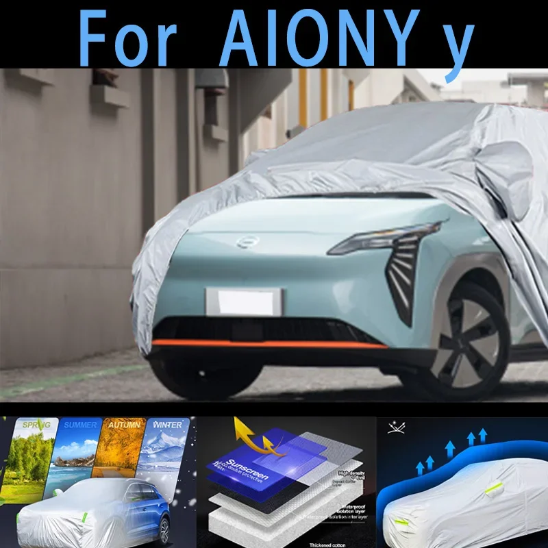 Фото Для AIONY y автомобильный защитный чехол, защита от солнца, защита от дождя, защита от ультрафиолета, защита от пыли, защита от автомобильной краски №1