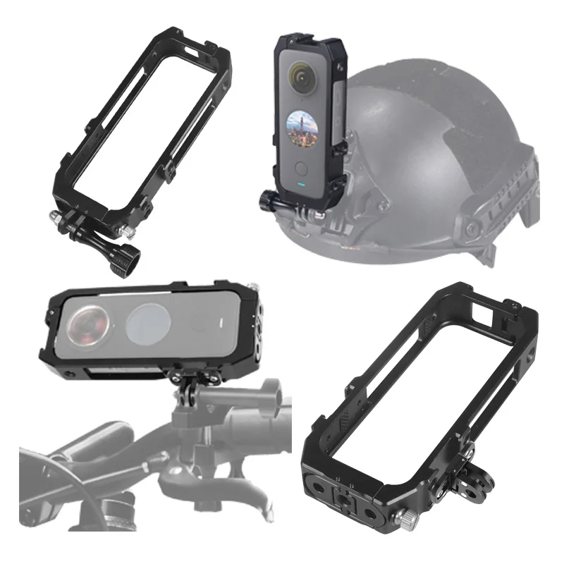 

Feichao Camera Cage for Insta360 ONE X2 x3 Protective Case Cage Action Camera Rig with Cold Shoe Magnetic Mount