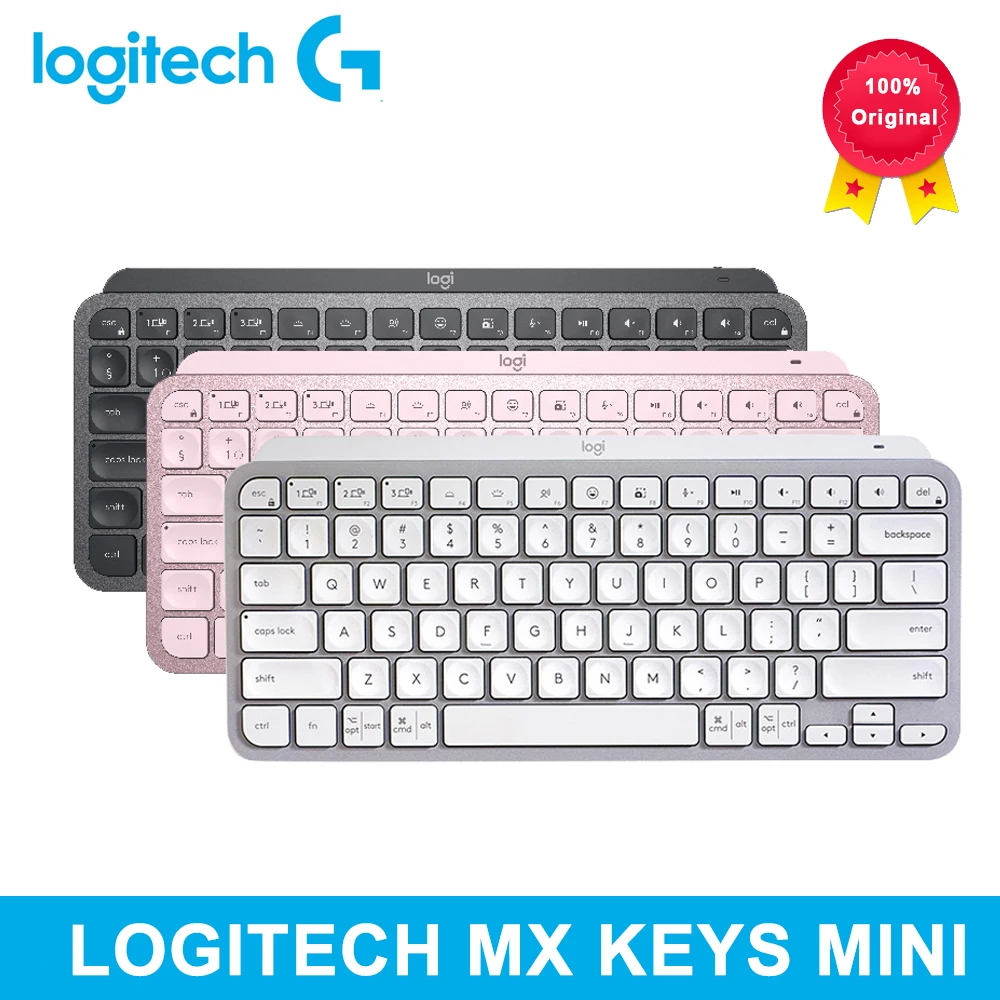 

Logitech Mx Keys Mini Wireless Waterproof Bluetooth Keyboard Charge Cross-Screen Office Thin Upscale Keyboards Without Numeric