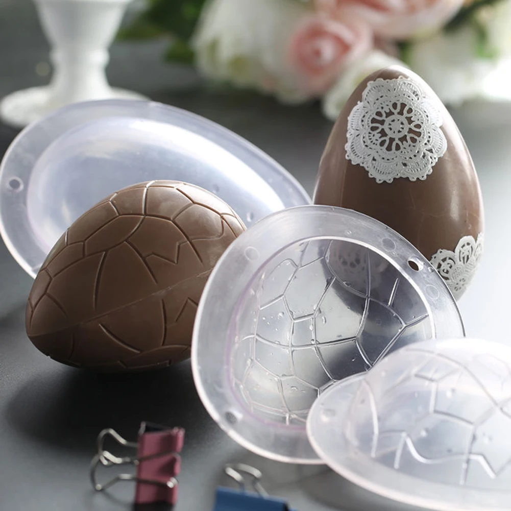 

Пасхальные многоразовые яйца, 3D форма для шоколада, форма для кондитерских изделий, конфет, батончик, форма для торта, кухонные украшения «с...