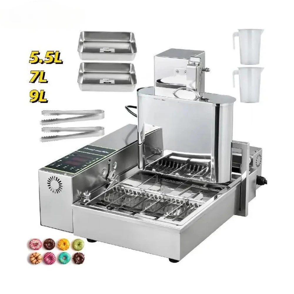 Электрическая вафельница VEVOR 1/2/4/6 рядов полностью автоматическая фритюрница для