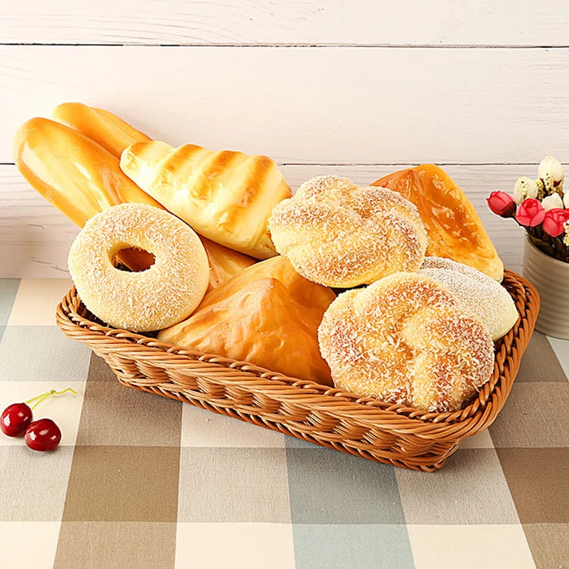 

Artificial Bread Doughnuts Simulation Donut Fake Cake Bakery Room Photography Props Window Decoration Wedding Party Home Decor