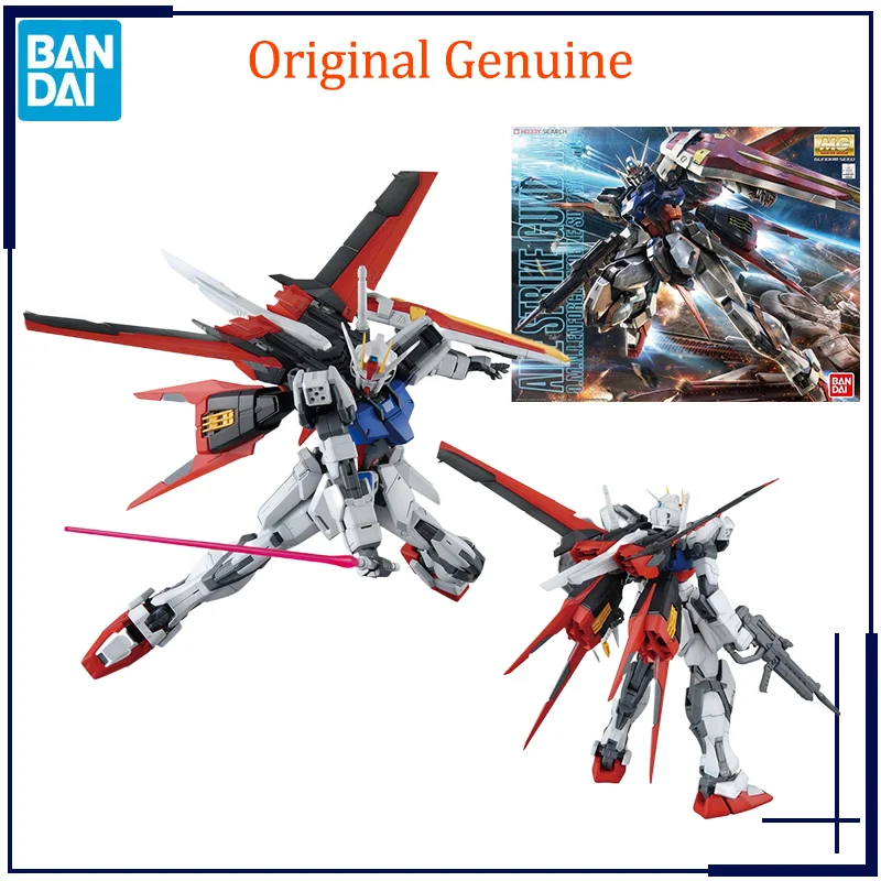 Оригинальная аниме Bandai MG 1/100 Aile Strike Gundam сборная модель игрушки экшн-фигурки