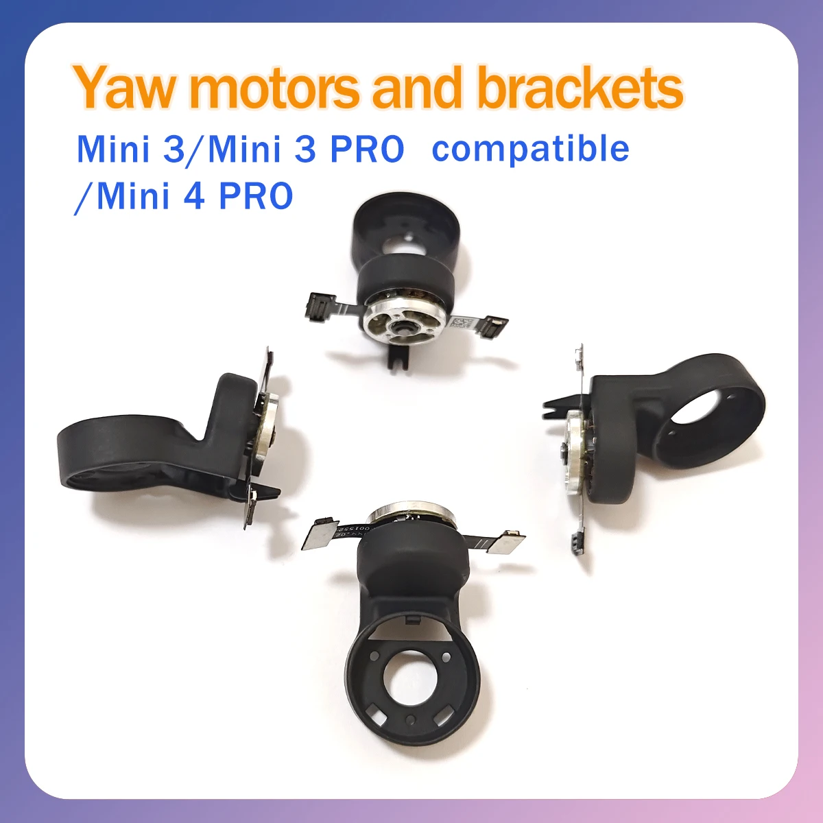 Фото Оригинальный подвес для дрона Mini3/3Pro Mini4Pro, верхние и нижние кронштейны двигателя YRP для обслуживания самолетов DJI, без помех №1