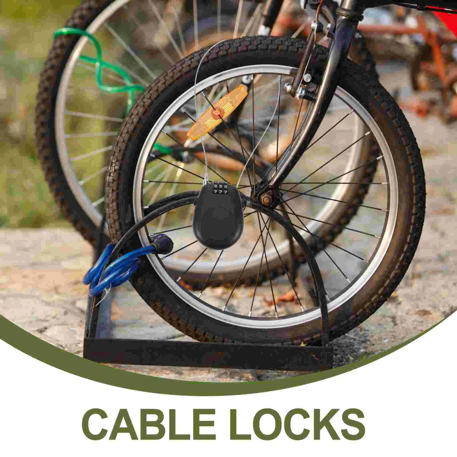 Стальной трос тросовый замок защита сноуборда коляска велосипед скутер лыжные