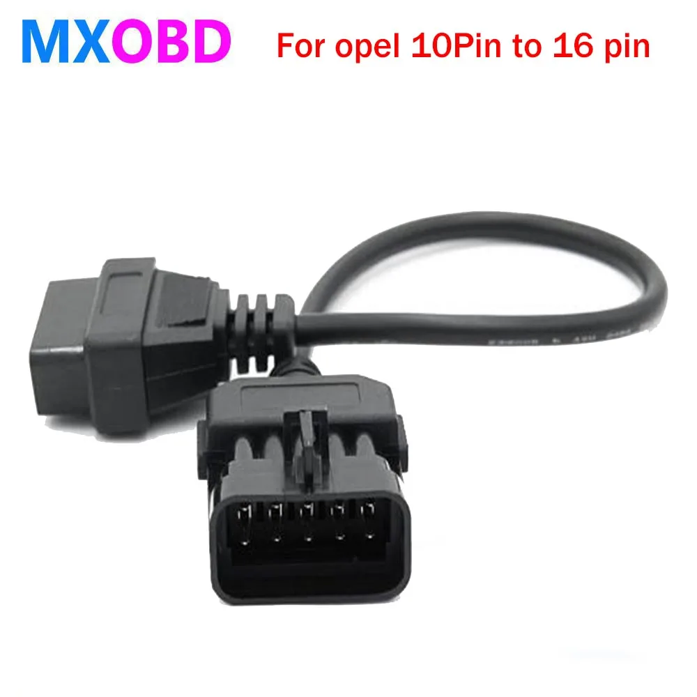 10-контактный кабель OBD OBD2 для Opel диагностический адаптер OPCOM OBDII 16-контактный |