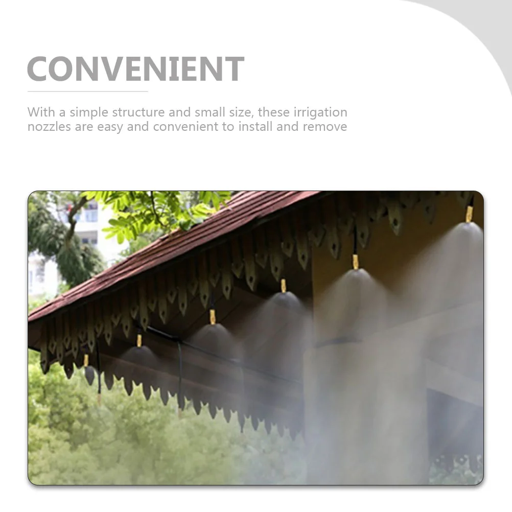 

Распылительная Форсунка для шланга, насадка для капельного орошения, регулируемые распылительные форсунки, поливочная система для распыления меди