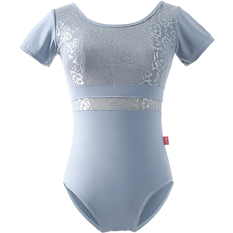 Женские Кружевные Полые трико для гимнастики Женское боди взрослых балетные -