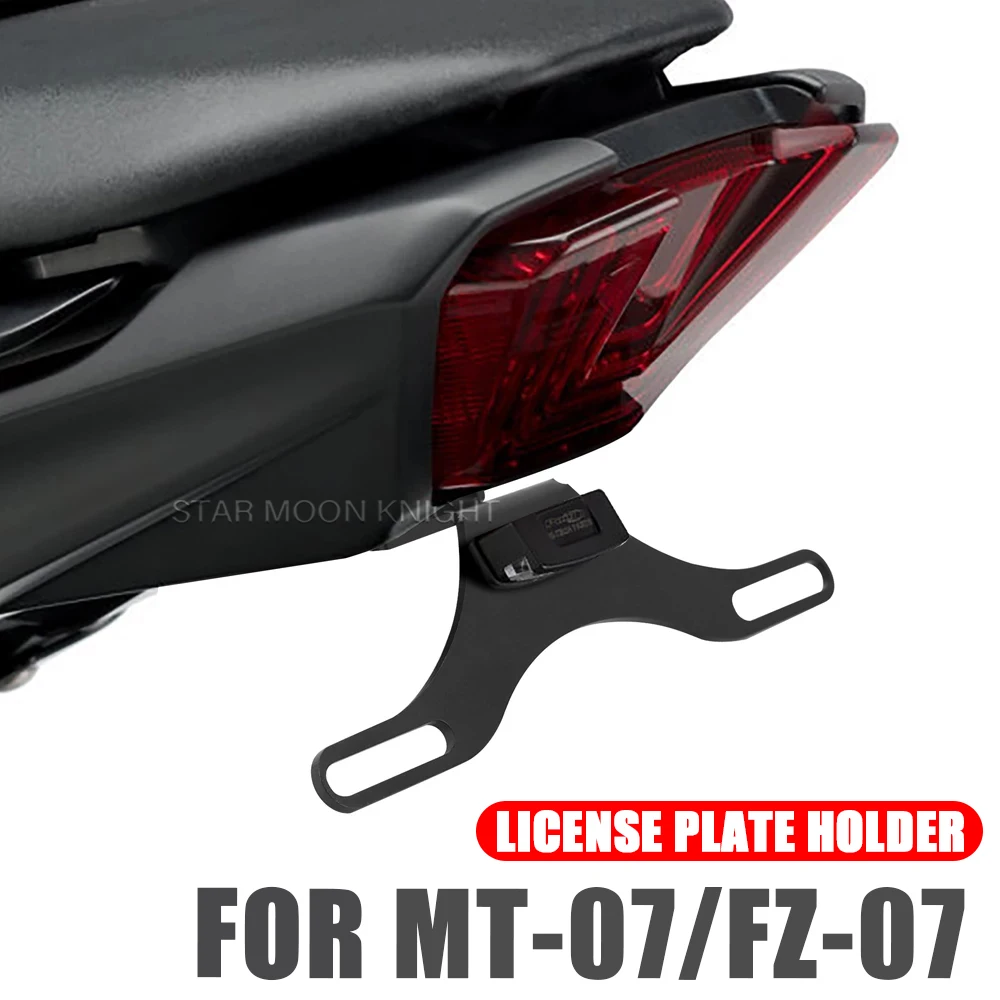 

Motorcycle Rear License Plate Holder Bracket Tail Tidy Fender Eliminator For Yamaha MT-07 FZ-07 MT07 FZ07 MT FZ 07 2014 - 2022