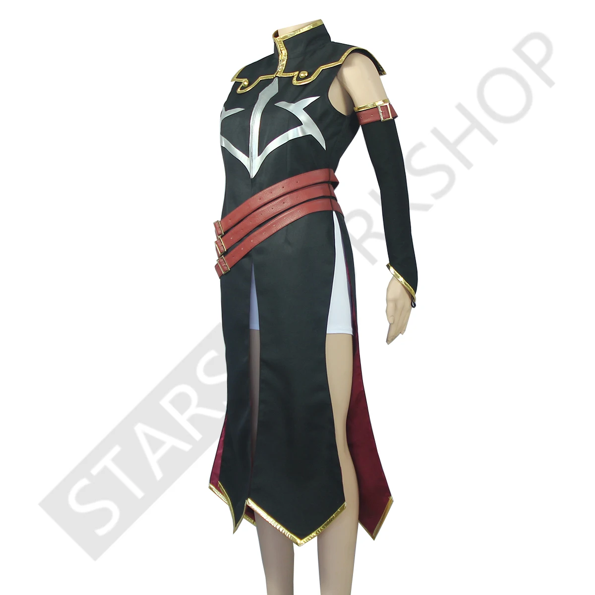 Костюм для косплея с героями аниме Черная женская обувь парик Хэллоуина