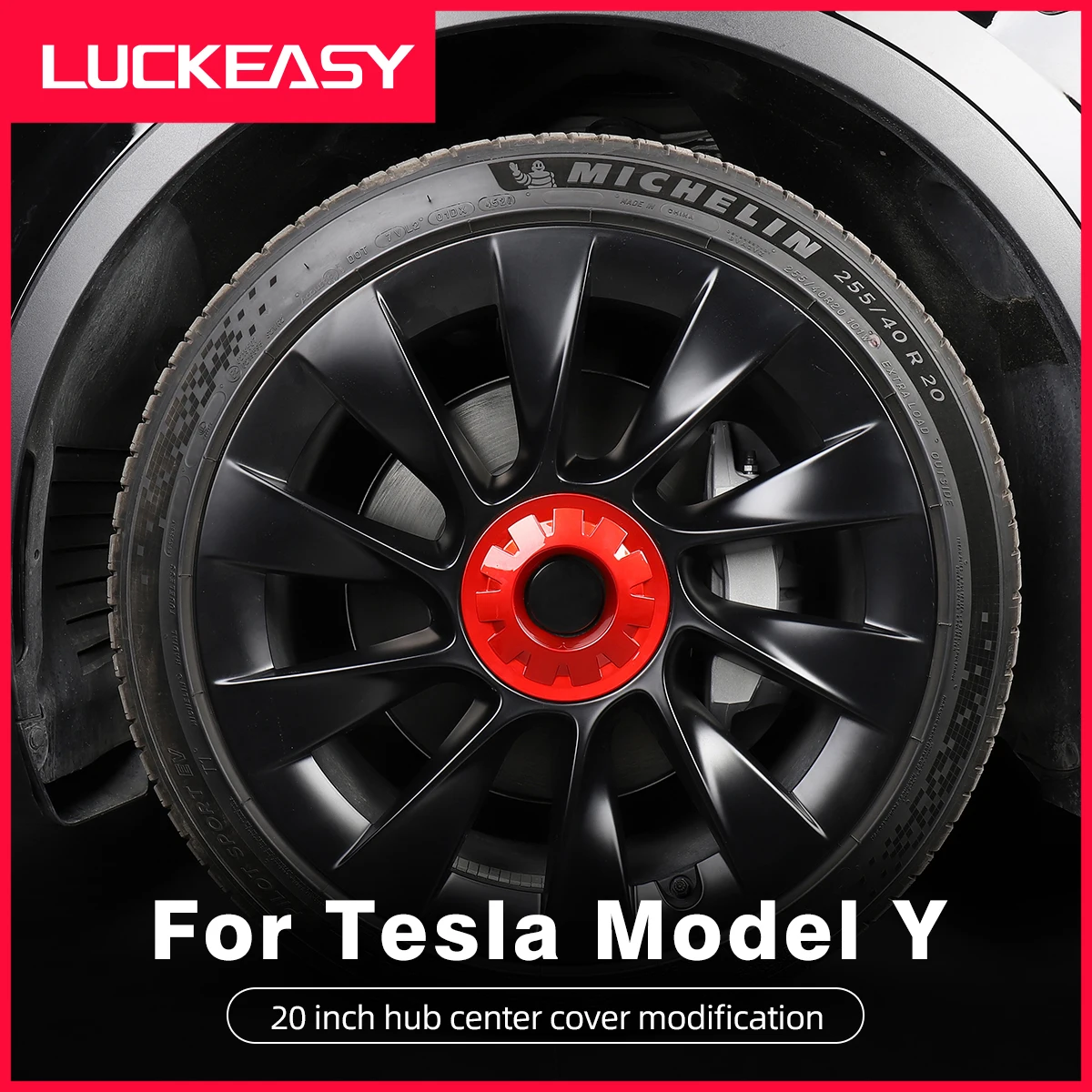

Колпачок для колеса Tesla Model Y, Центральная крышка колеса 20 дюймов из АБС-пластика, декоративный колпачок для колеса, аксессуары для автомобил...