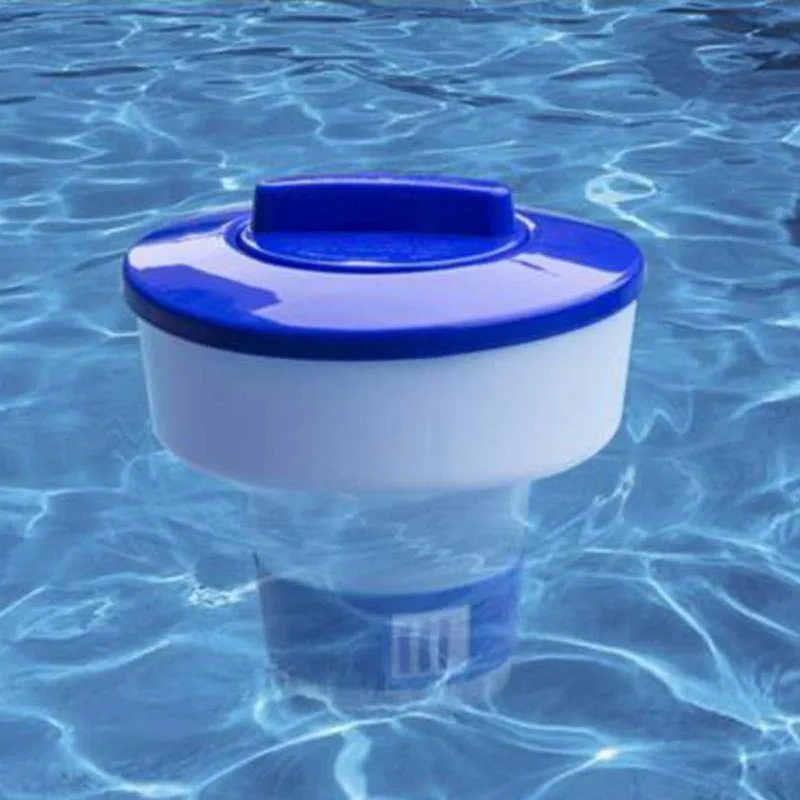 Swimming Pool Floating Sterilizer 5/8 Inch Chlorine Bromine Chemical Tablet Tab Floater Dispenser Swimming Pool Accessories