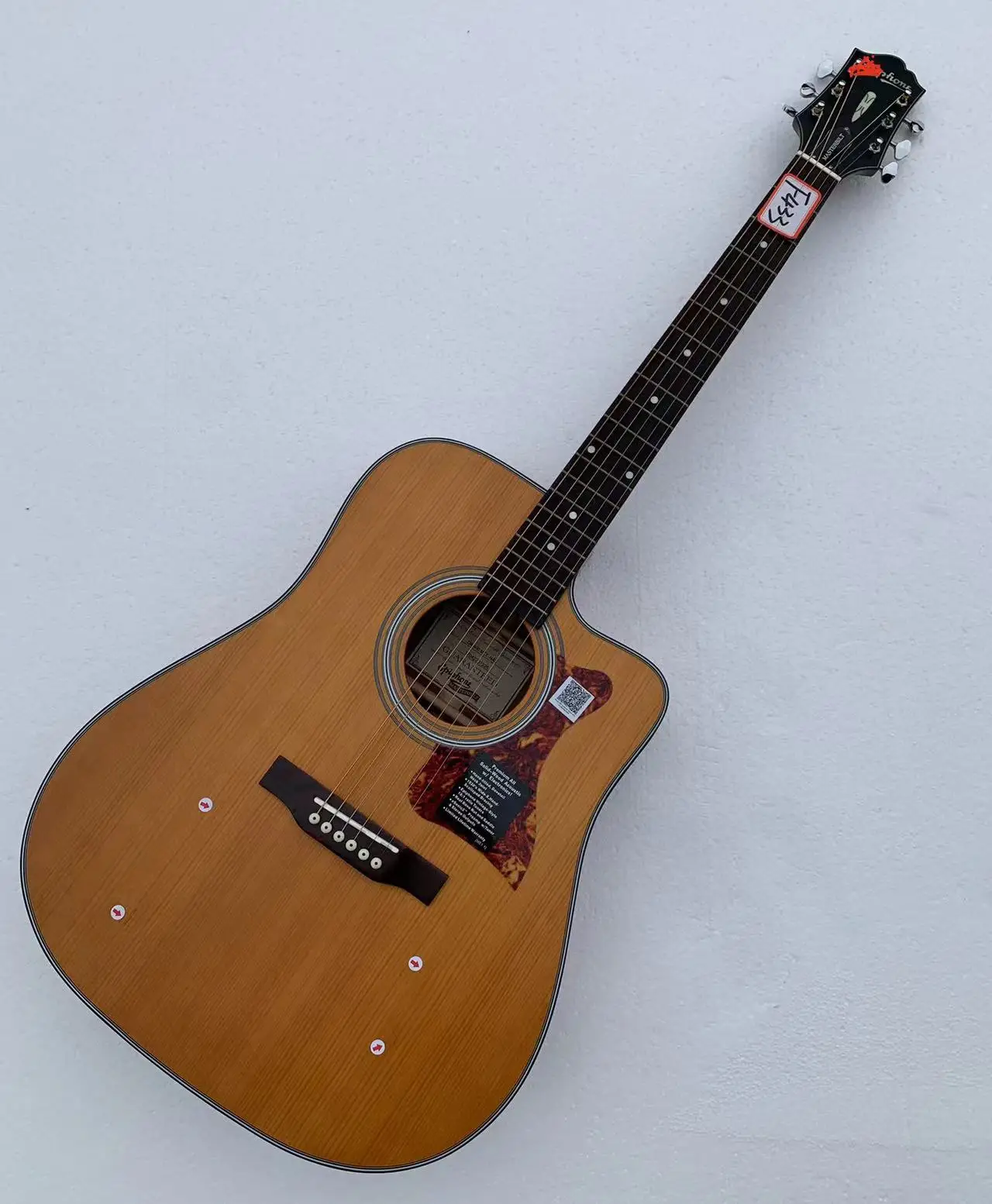 

Оригинальный пользовательский Epi 6 струн DR400 акустическая фольклорная деревянная гитара с EQ полностью твердая древесина тела искусственная кожа скидка Бесплатная доставка F433
