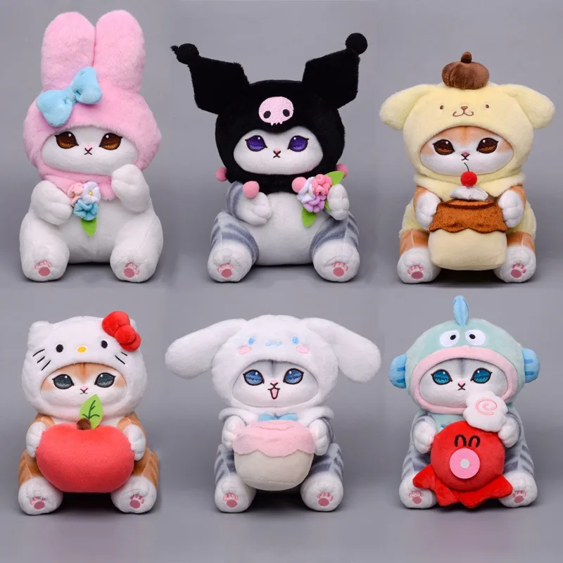 

Милые Брелоки для ключей, мягкая кукла Kuromi Cinnamoroll pompurin, новинка, декоративный подарок