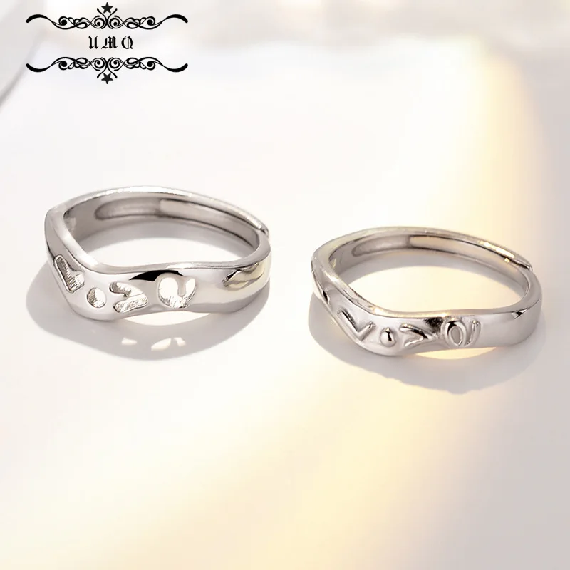 

Парные кольца Love Couple S925 из стерлингового серебра, модные и Универсальные мужские и женские кольца