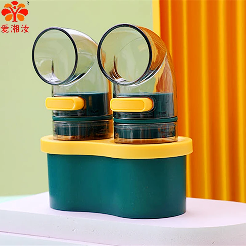 

Ration Flavoring Bottle Set 0.5G/Time Sealed Moisture Salt And Pepper Shakers 100g Home Kitchen Organizer And Storage Container