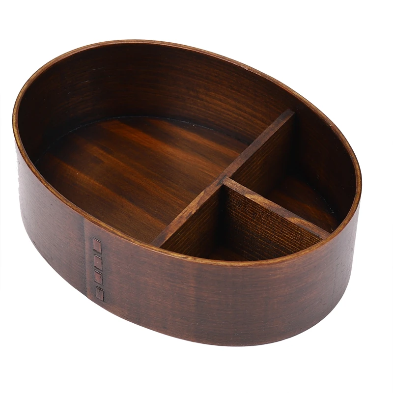 Акция! Деревянные ланч-боксы пищевые контейнеры в японском стиле Ланчбокс Bento для