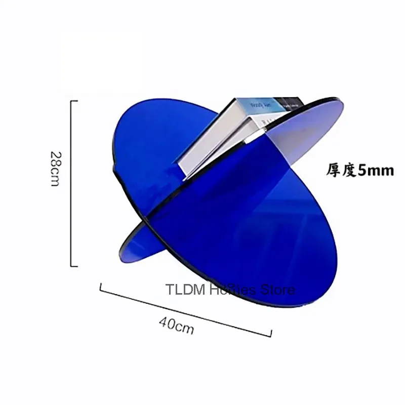 Nordic Acrylic Display Stand Simple Creative Sofa Side Table Plexiglass Color Transparent Planetary Home Bookshelf Storage Rack