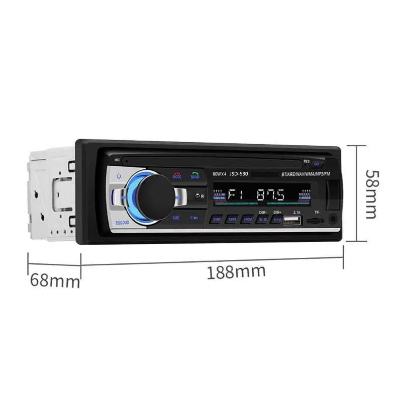 Автомагнитола 1DIN 24 В Bluetooth mp3-плеер FM-радио аудио музыкальный приемник с