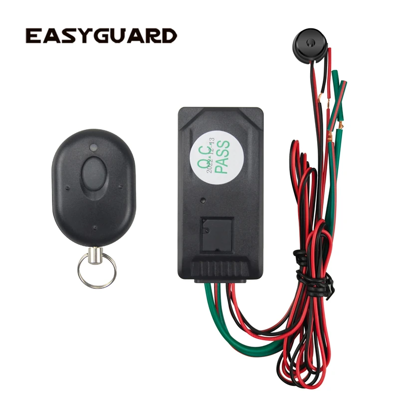 Фото EASYGUARD Im003 Умный автомобильный беспроводной иммобилайзер с управлением через приложение для смартфона, RFID, 2.4GH, Bluetooth, автоматическая блокировка/разблокировка двигателя, DC12V, простое самостоятельное подключение. №2