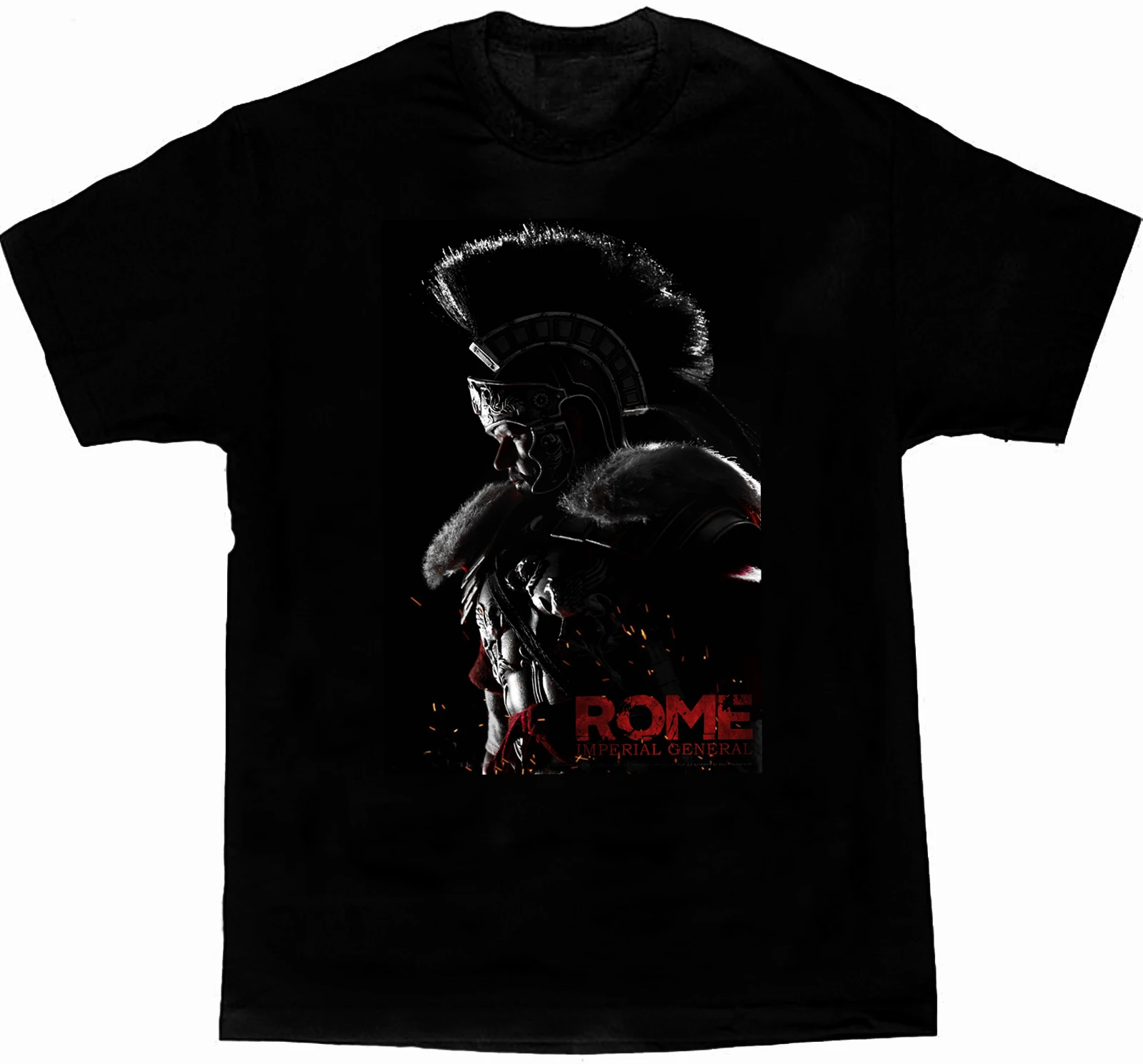 Крутая модная мужская футболка Roma Imperial General. Летняя хлопковая с коротким рукавом