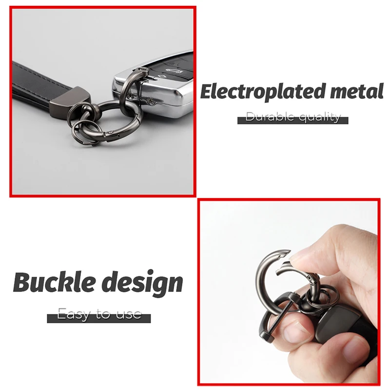 Брелок с логотипом автомобиля металлический кожаный декоративный брелок для Skoda