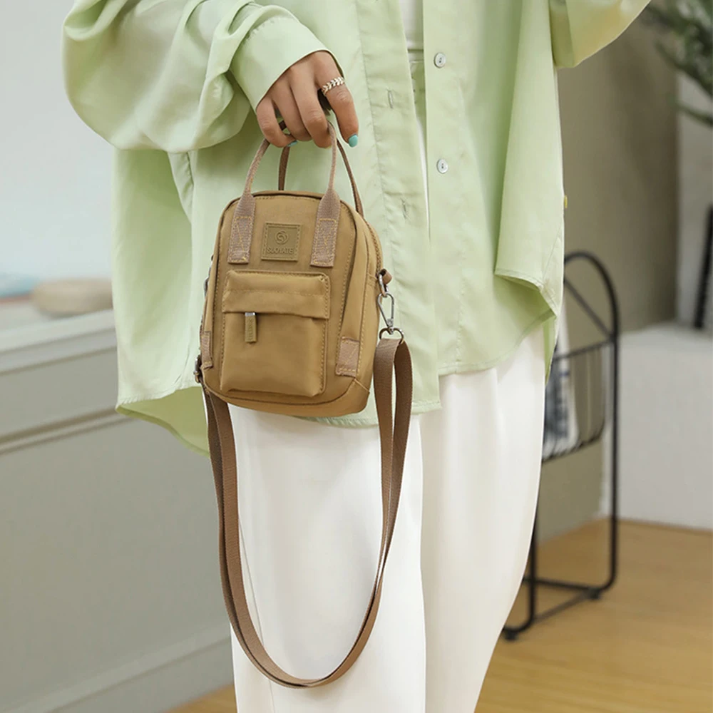 Designer Waterproof Women Shoulder Bag Mini Nylon Crossbody Bags for Women 2022 Purses and Handbags Oxford Tote Phone Flap Chic