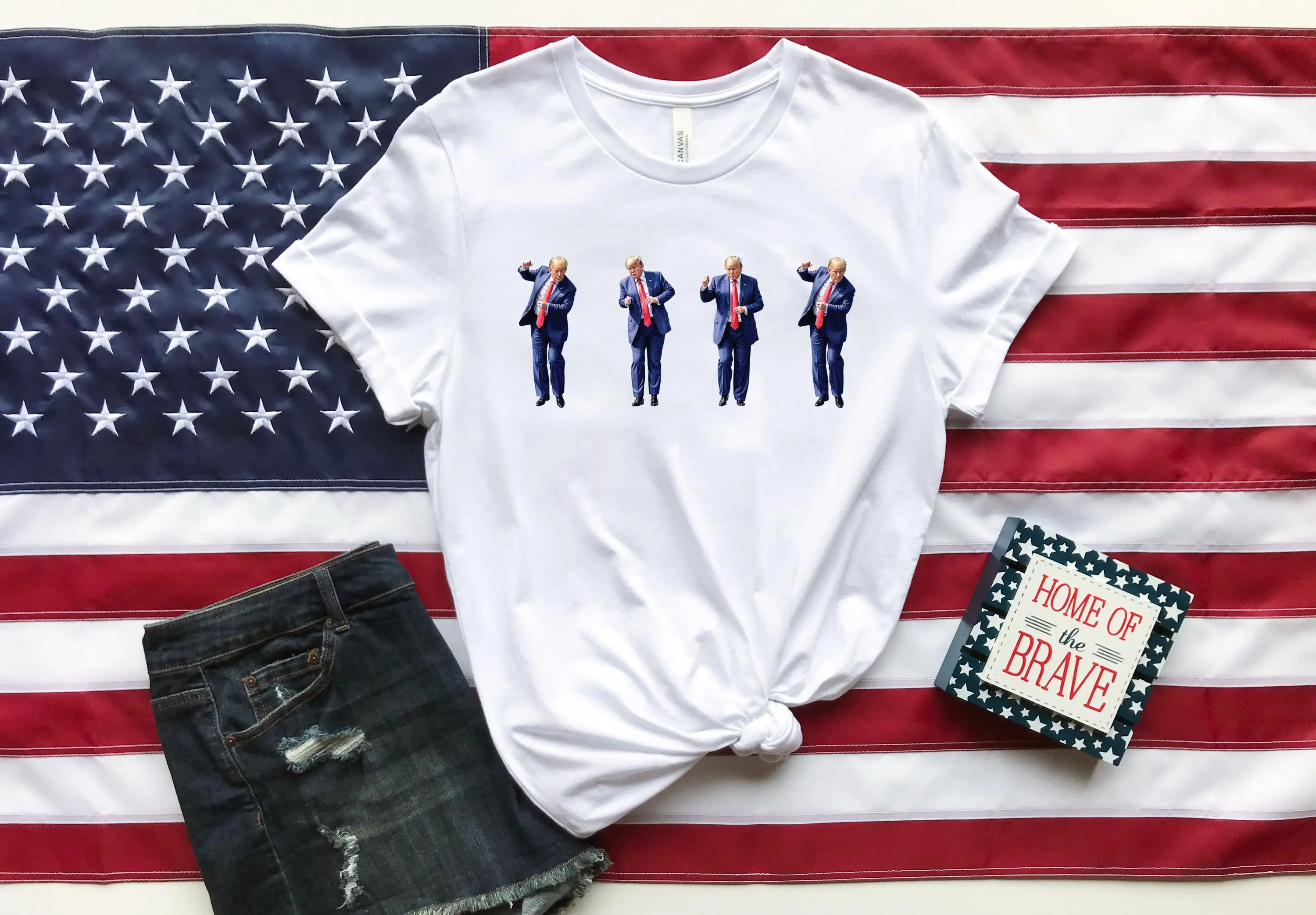 Футболка для танцев Trump Funny Save America Potus 45 бесплатная Республиканская голосота него
