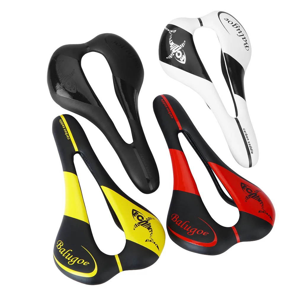 

BALUGOE CARBON Seat Cushion Full Carbon Fiber Road Car Seat Cushion Mountain Bike Large Hollow Saddle Seat