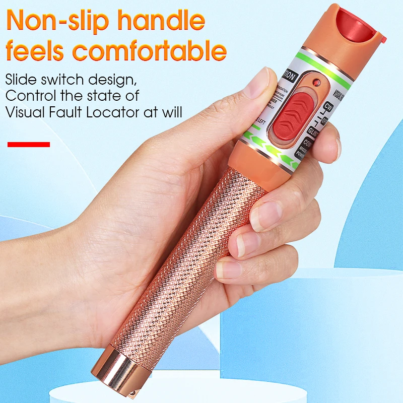 1/10/20/30/50MW Visual Fault Locator FTTH Fiber Optic Cable Tester 2.5mm(SC/FC/ST) Interface High Quality VFL Optical Fiber Tool