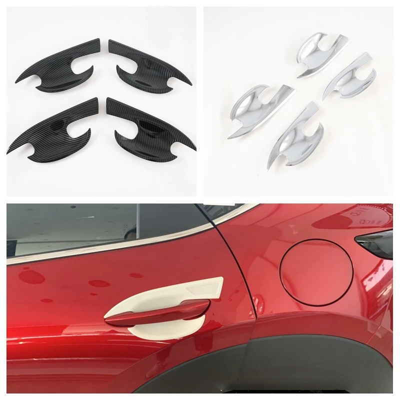 Для Mazda Cx30 Cx-30 Cx 30 2019 2020 Наружная ручка двери автомобиля чаша крышка обрезанная