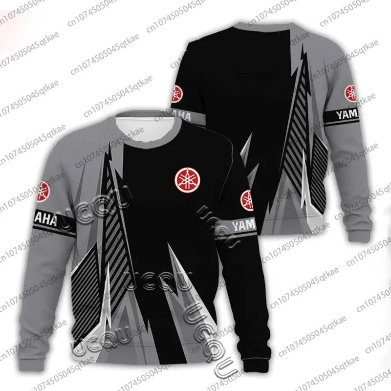 Толстовка для гонок на мотоциклах мужская и женская футболка Yamaha спортивные