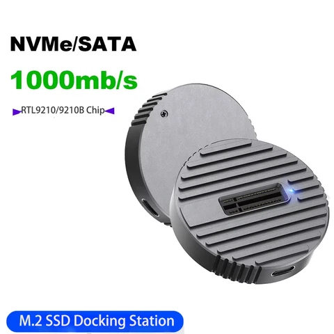 Внешняя док-станция IRhasta для SSD M.2 NVMe/SATA USB C 10 Гбит/с