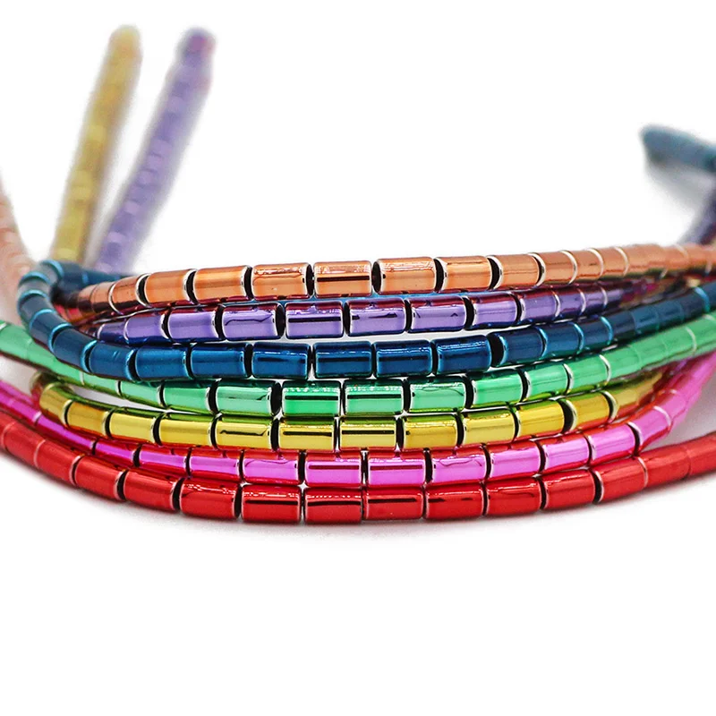 

Бусины BTFBES круглые из нано-гематита и натурального камня, цилиндрические свободные бусины-разделители для изготовления ювелирных изделий, ...