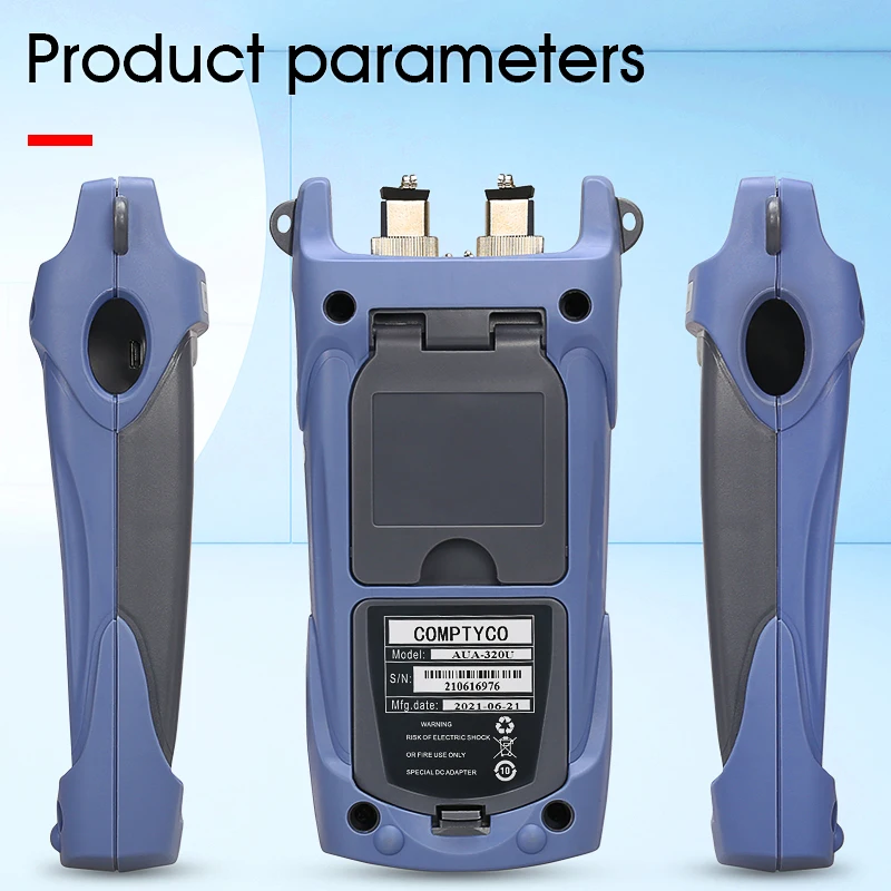 COMPTYCO AUA-320U/A PON Fiber Optical Power Meter PON Optical Communication Test Instruments FTTX/ONT/OLT 1310/1490/1550nm